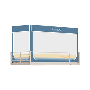 学生蚊帐高遮光宿舍上下铺可折叠支架加厚伸缩0.9米A类床帘一体式