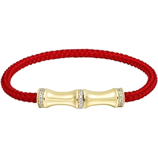 HEFANG何方珠宝万事都灵红绳手链百搭饰品轻奢配饰首饰新年礼物