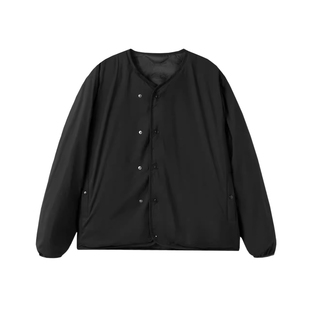 V领排骨轻薄羽绒服男女冬季户外轻量化棉服夹克外贸男装棉衣外套