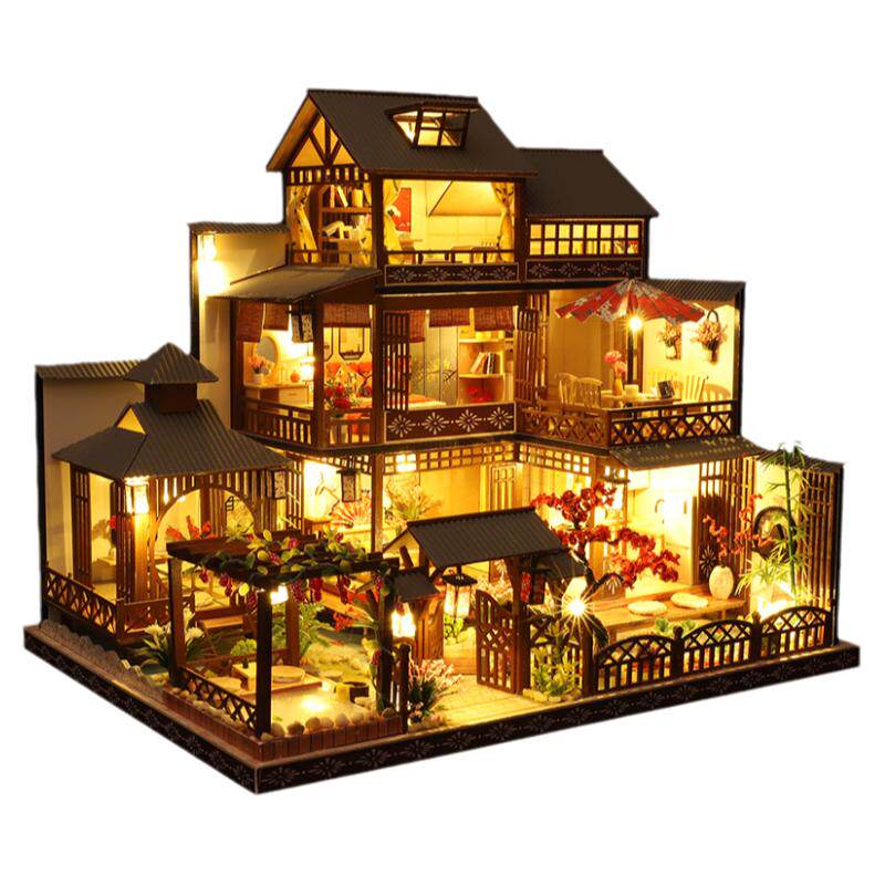 diy手工成品娃娃模型定制小屋