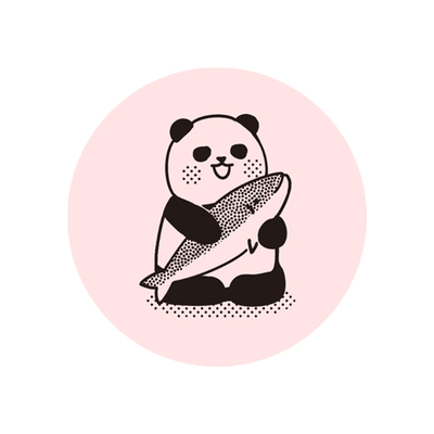 有熊原创咖啡奶茶摸鱼圆柄印章