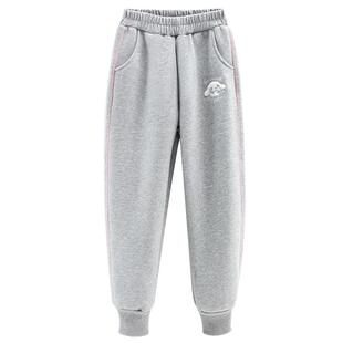 女童裤子秋冬季2025新款儿童运动裤大童加绒休闲卫裤女孩洋气童装