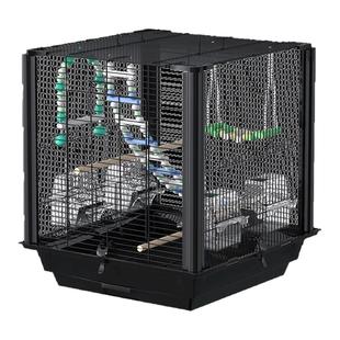 鸟笼虎皮玄凤鹦鹉笼大型超大号鸟笼横丝笼豪华观赏笼养殖繁殖笼