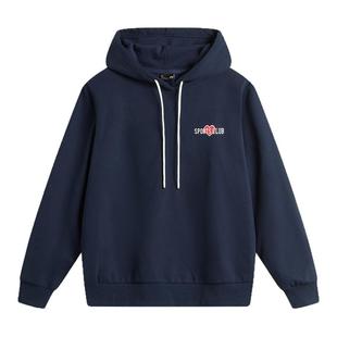 Lining/李宁冬季新款女子户外时尚加绒保暖宽松套头卫衣AWDU452