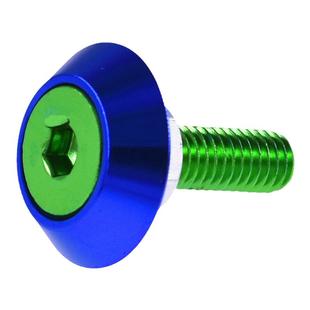 铝合金彩色DIY改装饰锥形垫圈M5-M12沉头螺丝垫片伞形垫圈M6M8M10