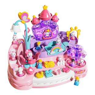 儿童艾莎公主闯关玩具城堡过家家4女孩子3到6岁生日新年礼物1宝宝