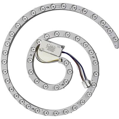 led吸顶灯灯板灯盘圆形替换灯芯灯带灯条风扇灯三色变光遥控卧室