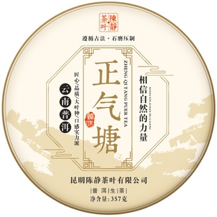 普洱茶生茶饼 正气塘 勐库东半山古树头春茶2020年春茶现货 357克