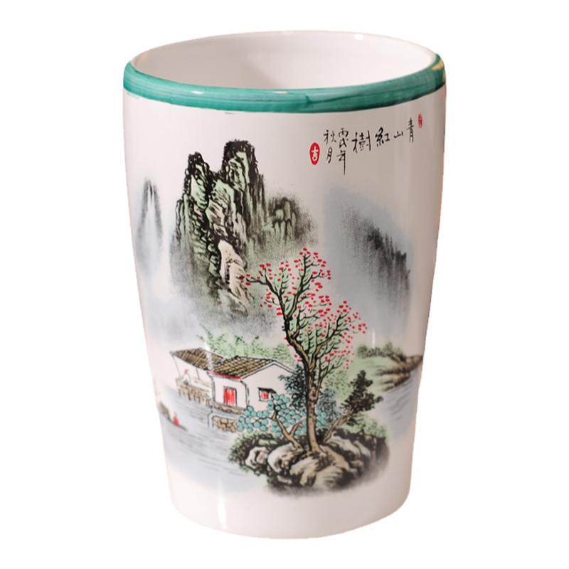 欧式创意陶瓷杯子大容量水杯带把手简约情侣杯带盖勺咖啡杯牛奶杯