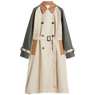 【经典款】Weekend MaxMara 女装棉质混纺风衣5021033706