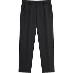 特步加绒运动裤男士加厚秋冬款新款针织保暖裤百搭直筒裤运动长裤