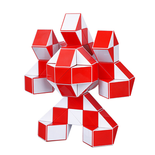 百变魔尺彩虹色24段48段72段96段144段240儿童幼儿园益智玩具魔方