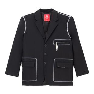 中国李宁外套夹克秋冬季肖战同款韦德系列男时尚西装运动服[B品]