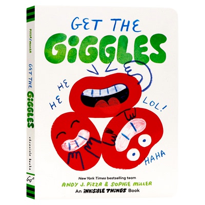 看不见的小玩意儿笑不停 英文原版 Get the Giggles An Invisible Things Book 3-6 岁低幼趣味认知绘本 儿童情绪感知力启蒙纸板书