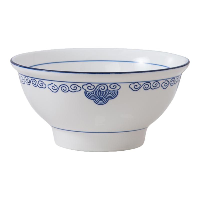 螺蛳粉碗青花米线定制LOGO新中式馄饨菜酒店羊肉重庆小面碗陶瓷