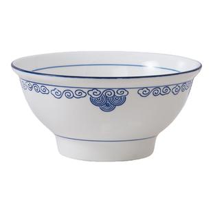 螺蛳粉碗青花米线定制LOGO新中式馄饨菜酒店羊肉重庆小面碗陶瓷