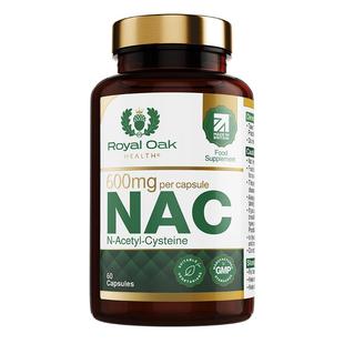 【自营】royaloak皇家橡树NAC乙酰半胱氨酸胶囊桥本甲状腺补充剂