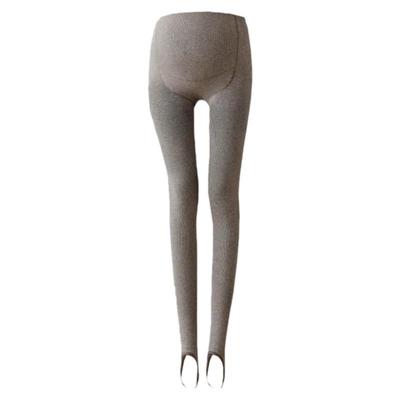 竖条纹孕妇款打底裤袜巨显瘦