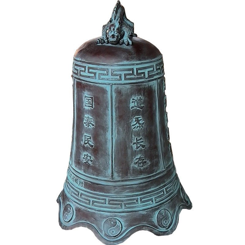 纯铜钟雕塑寺院户外落地雕塑摆件