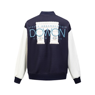 【Endweep官方店】潮牌城堡刺绣棒球服美式高街情侣加厚夹克外套