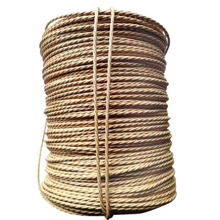 三股防水牛皮纸绳y椅子家具编织藤椅面坐垫材料diy捆绑猫爬架麻绳