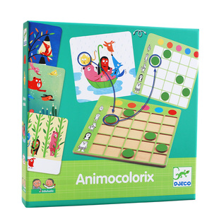 Djeco色彩变变变颜色辨别认知儿童机构桌游2-3岁宝宝启蒙益智玩具