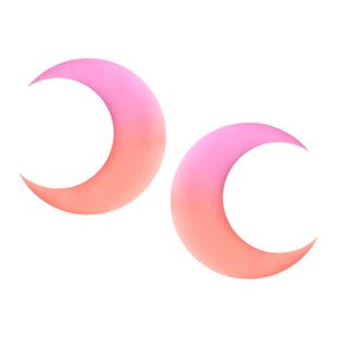 TELLEAR陶野软陶五角星芒Y2K耳环水兵美少女月亮撞色甜酷辣妹耳夹
