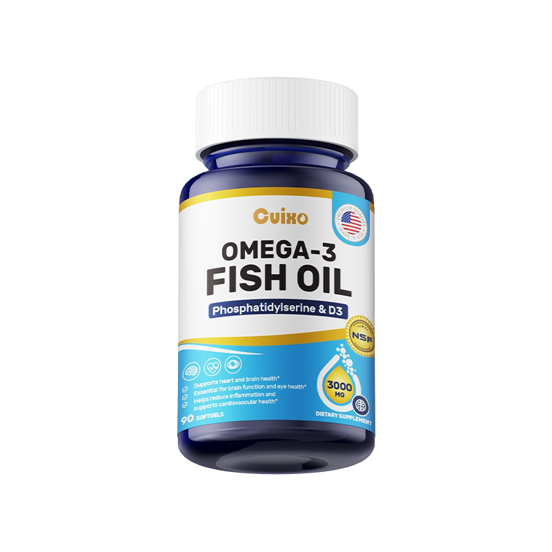 【1350粒大瓶装】深海浓缩鱼油omega3高浓度原装进口中老年鱼肝鱼