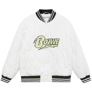 美特斯邦威棉衣女士秋冬季棒球服宽松夹克舒适保暖加厚宽松棉服