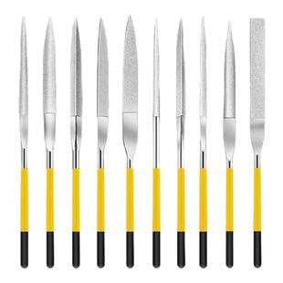 史丹利锉刀金刚石钢锉小型圆扁整形锉套装木工打磨金属工具高硬度