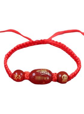 普陀山2026年太岁红绳本命年手链