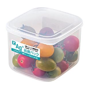 日本家之物语冰箱收纳盒抗菌食品级保鲜盒冷冻室专用储藏整理盒子