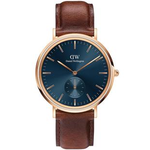 DW男士手表 CLASSIC幻影系列皮质商务送男友男表生日高级感礼物