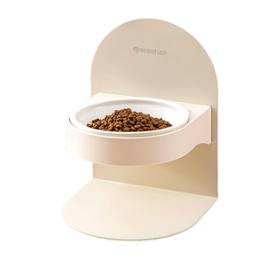 派瑞申猫咪喂食器猫碗陶瓷碗宠物喂食碗护颈狗食盆猫食盆防打翻