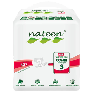 那特恩成人夜用纸尿裤/小号老人腰贴式尿不湿大童男女通用XS-XL码