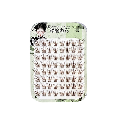 免胶新中式原创狐！萌睫尚品青丘狐上镜涂山狐系斜飞假睫毛女自然