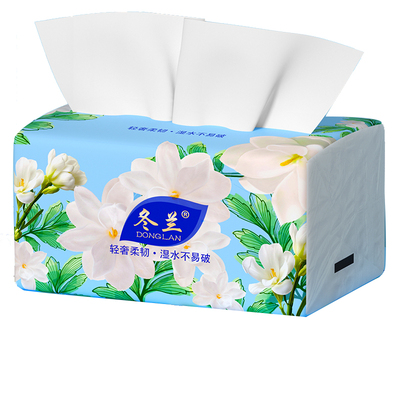 500张大包加厚抽纸整箱批发