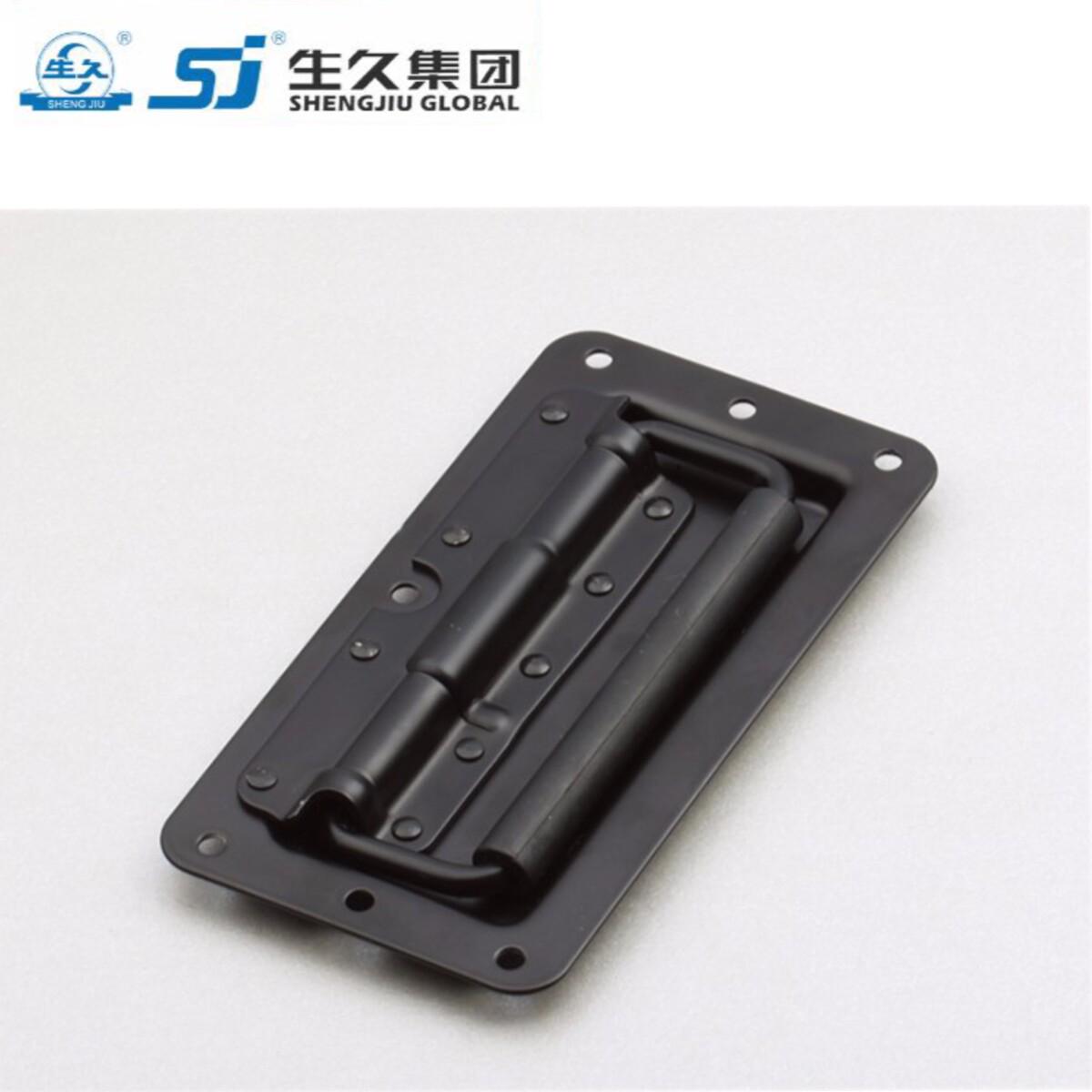 生久柜锁 工具箱把手可转动拉手 活动拉手 工业拉手折叠LS504-3黑