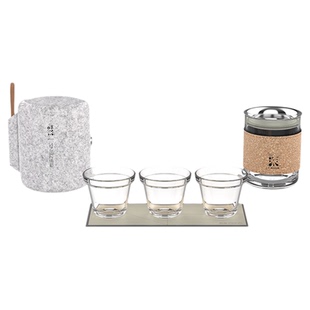 哲品派便携旅行茶具套装Tritan水杯懒人简易随行泡茶壶茶水分离杯