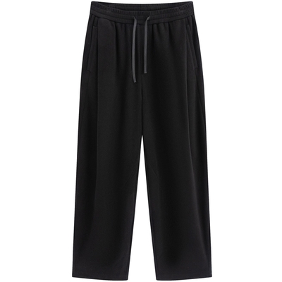 商场同款慵懒纯色抽绳宽松休闲裤