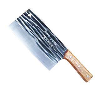 广东阳江锻打厨师专用斩切两用刀厨房砍鸡骨切肉菜刀家庭杀鱼鸭鹅