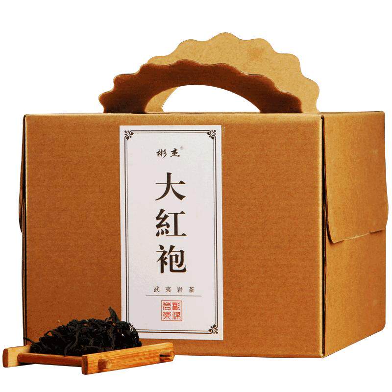 彬杰盒装中秋送礼武夷山岩茶高山乌龙茶碳焙浓香大红袍茶叶500克