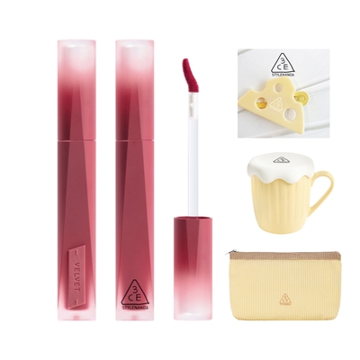 3CE丝绒唇釉口红哑光持久