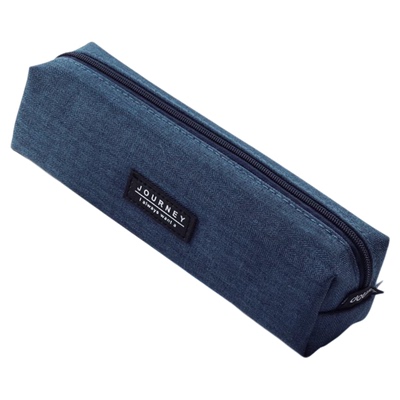 得力笔袋大容量简约日系文具