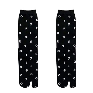 袜子 铺子日本SOUSOU和风日系足袋二指分趾脚趾高长筒女纯棉数字