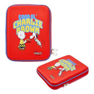 日本新款卡通可爱史卢比化妆包学生大容量文具盒硬壳便携收纳袋潮