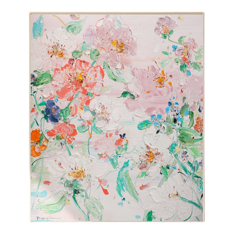 付毅兵工作室｜《沉芳》温柔诗意治愈别墅挑高大厅限量艺术版画