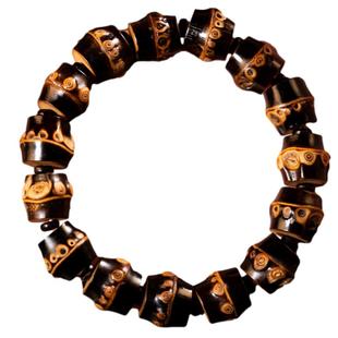 文玩紫竹根手串实心玉竹手串文玩竹子手把件紫竹手镯鸡血藤把玩件