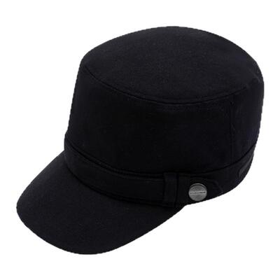 LYUOCHENG春夏纯色平顶报童帽