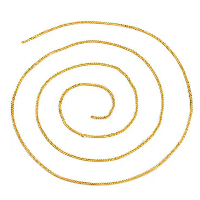 18k金散diy配件au750欧字流苏